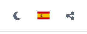Controles de la derecha de la barra superior